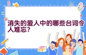 “消失的爱人中的哪些台词令人难忘？”