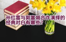 孙红雷与郭富城合作演绎的经典对白有哪些？