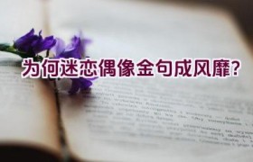 为何迷恋偶像金句成风靡？