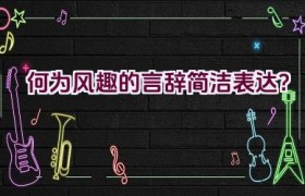 何为风趣的言辞简洁表达？
