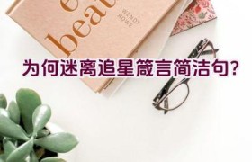 为何迷离追星箴言简洁句？