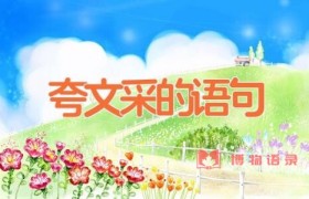 夸文采的语句