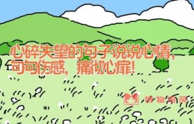 心碎失望的句子说说心情，句句伤感，痛彻心扉！