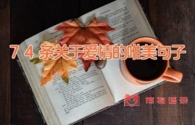 74条关于爱情的唯美句子