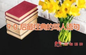 90后最经典的骂人语句