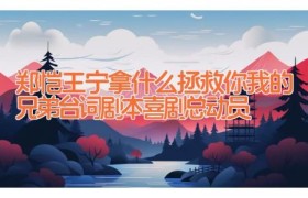 郑恺王宁拿什么拯救你我的兄弟台词剧本喜剧总动员
