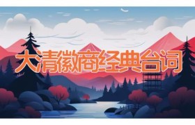 大清徽商经典台词