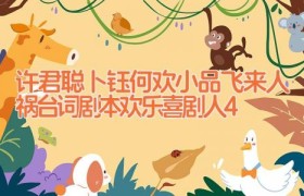 许君聪卜钰何欢小品飞来人祸台词剧本欢乐喜剧人4