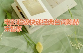 电影超级快递经典台词 陈赫 宋智孝