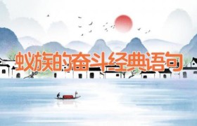 蚁族的奋斗经典语句