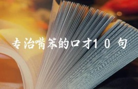 专治嘴笨的口才10句