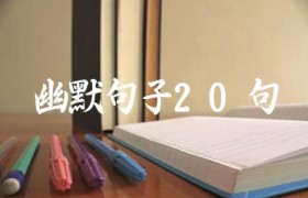 幽默句子20句