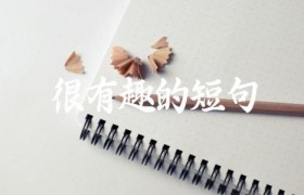 很有趣的短句