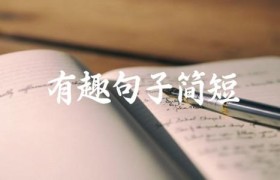 有趣句子简短