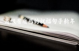 高级有质感的祝福句子新年