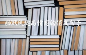 幽默风趣高情商的俏皮句子