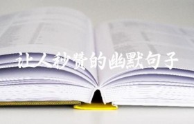 让人秒赞的幽默句子