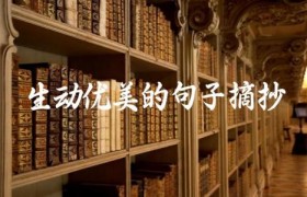 生动优美的句子摘抄