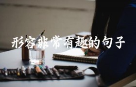 形容非常有趣的句子