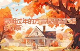昆明过年的方言祝福语汇编60条
