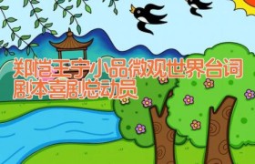 郑恺王宁小品微观世界台词剧本 喜剧总动员