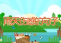 雨天伤感的句子